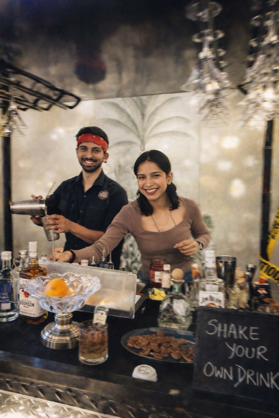 Shake Your Own Drink station