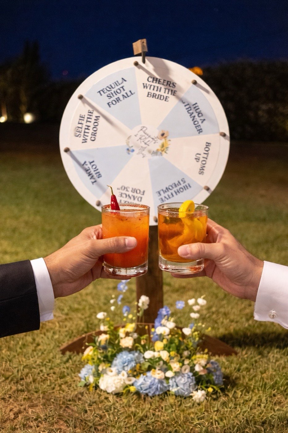Spin & Sip cocktail wheel